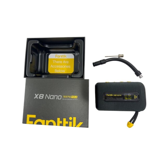 Fanttik X8 Nano Portable Air Compressor 199 PSI Max W/ Accessories Compact 34q - Picture 1 of 6